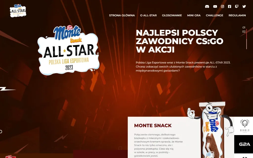 Landing page - Hero section