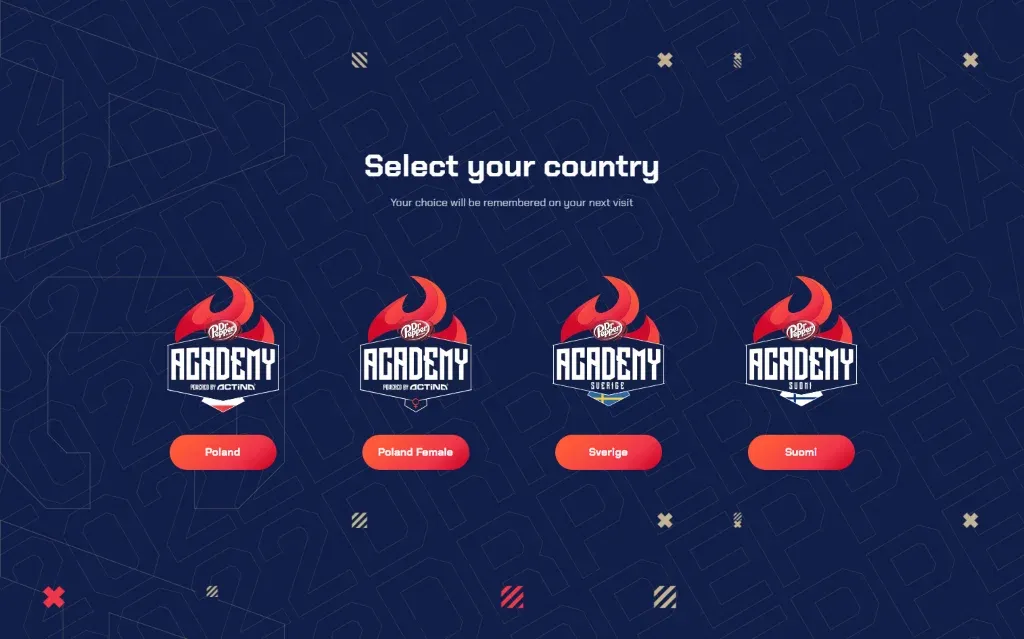 Contest geographical area select