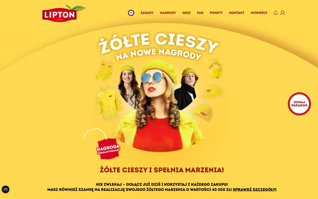 Loyalty program Landing Page